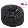 vidaXL Hibridinė oro žarna, juodos spalvos, 0,6", 20m, guma ir PVC