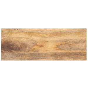 vidaXL Stalvir&scaron;is, 80x20x2,5cm, mango medienos masyvas, stačiakampis