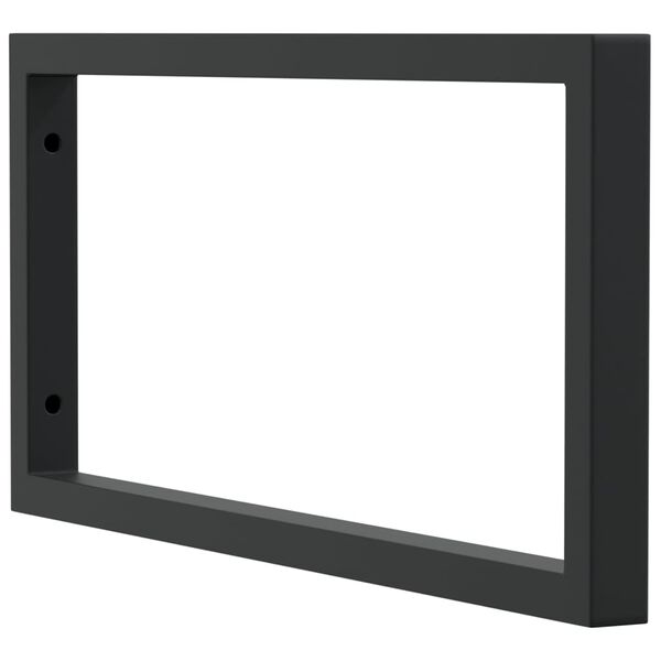 vidaXL Lentynų laikikliai praustuvui, 2vnt., juodos, plienas