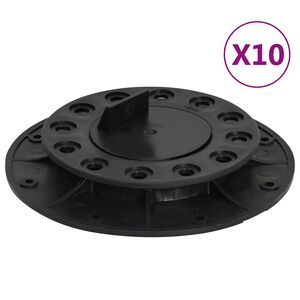 vidaXL Reguliuojamos terasos atramos, 10vnt., 20-30mm