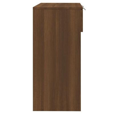 vidaXL Konsolinis staliukas, rudas ąžuolo, 90x36x75cm, mediena