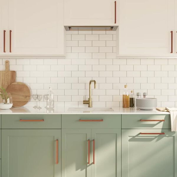 vidaXL Spintelės rankenėlės, 5vnt., bronzinės, nerūdijantis plienas