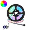 vidaXL LED juosta 12 vnt. Juoda ir permatoma Varis ir plastikas