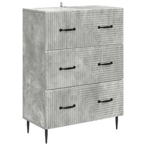 vidaXL Stalčių spintelė Betono pilka 66 x 34,5 x 89,5 cm