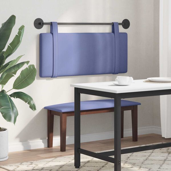 vidaXL Kabantysis galvūgalis Džinsinės mėlynos 110 x 55 x 5 cm audinys