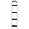 vidaXL Knygų lentyna Rūkyta ąžuolas 40 x 30 x 146 cm Apdirbta mediena