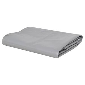 vidaXL Tentas, pilkas, 650g/m&sup2;, 1,5x6m
