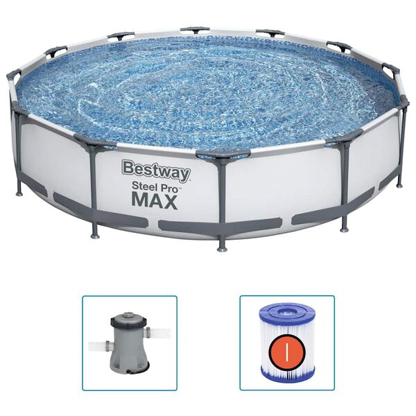 Bestway Steel Pro MAX Baseino rinkinys, 366x76cm