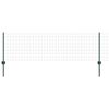 vidaXL Suvirinto vielos tvoros 25 x 0,6 m (W x H) PVC dengtas plienas