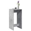 vidaXL Baro stalas, betono pilkas, 51x50x103,5cm, apdirbta mediena