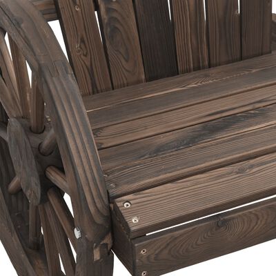 vidaXL Sodo adirondack kėdės, 2vnt., eglės medienos masyvas