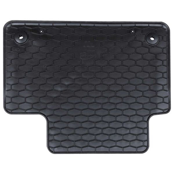 vidaXL Automobilių kilimėlis 4 pcs Juoda Guma