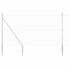 vidaXL Suvirintas vielinis tvoras su smailiais galais 50 x 1,5 m