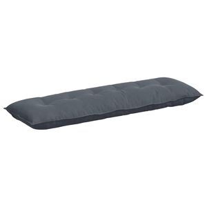 vidaXL Apsaugos Pagalvė Tamsiai pilka 160 x 50 cm Kordūrinis audinys