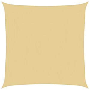 vidaXL Burė nuo saulės, smėlio, 2x2m, 100% oksfordo poliesteris