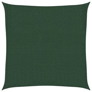 vidaXL Uždanga nuo saulės, tamsiai žalios spalvos, 2x2m, HDPE, 160g/m&sup2;
