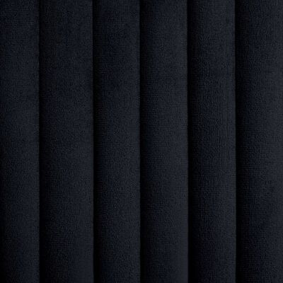 vidaXL Valgomojo kėdės, 6vnt., juodos spalvos, aksomas