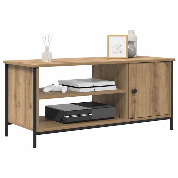 vidaXL Televizoriaus spintelė Amatininkų ąžuolas 100 x 40 x 45 cm