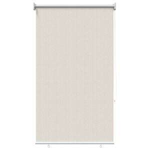 vidaXL Lauko roletas, 105 (plotis) x 140 (auk&scaron;tis) cm, kreminės spalvos