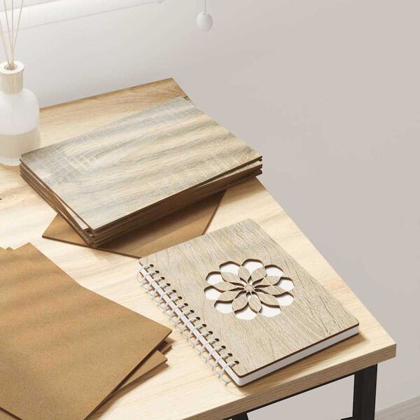 vidaXL Dekoratyvinės Panelės 150 pcs Sonoma ąžuolas 15 x 21 x 0.27 cm