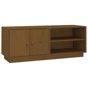vidaXL Televizoriaus spintelė, medaus ruda, 105x34x40cm, pu&scaron;is