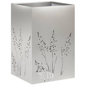 vidaXL Sodo vazonas Sidabrinė 50 x 50 x 75 cm Nerūdijantis plienas
