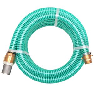 vidaXL Siurbimo žarna su žalvarinėmis jungtimis, 3 m 25 mm, žalia