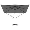 vidaXL Roma Parasol Antracitas 286 x 285 x 265 cm