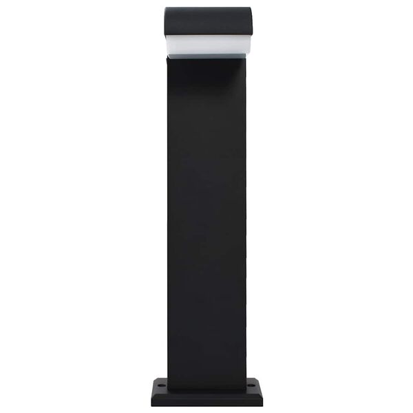 vidaXL Lauko LED &scaron;viestuvas, juodos sp., 9W, ovalo formos