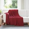 vidaXL Mesti antklodės 24 pcs Bordo raudona 200 x 150 cm Flysas
