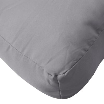 vidaXL Palečių pagalvėlės, 7vnt., pilkos spalvos, audinys