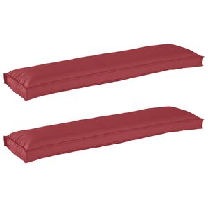 vidaXL Pallet pagalvių rinkinys 2 pcs Karali&scaron;ka mėlyna 100 x 40 x 8 cm