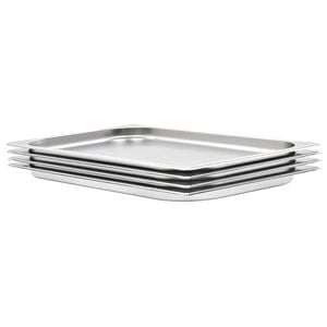 vidaXL Gastronorm Indai, 4 vnt., nerūdijantis plienas