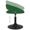 vidaXL Baro taburetė, tamsiai žalios spalvos, aksomas