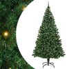 vidaXL Dirbtinė Kalėdų eglutė Žalia 240 cm PVC ir Plienas ir Plastikas