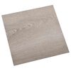 vidaXL Savesiūnančių Grindų Plok&scaron;tės Taupe 30,5 x 30,5 cm 20 vnt. PVC