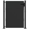 vidaXL Sodo vartai Juoda 110 x 155 cm Milteliniu būdu dengtas plienas
