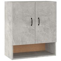 vidaXL Sieninė spintelė, betono pilka, 60x31x70cm, apdirbta mediena