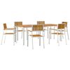 vidaXL Lauko valgomojo komplektas 7 vnt. 200 x 90 x 75 cm