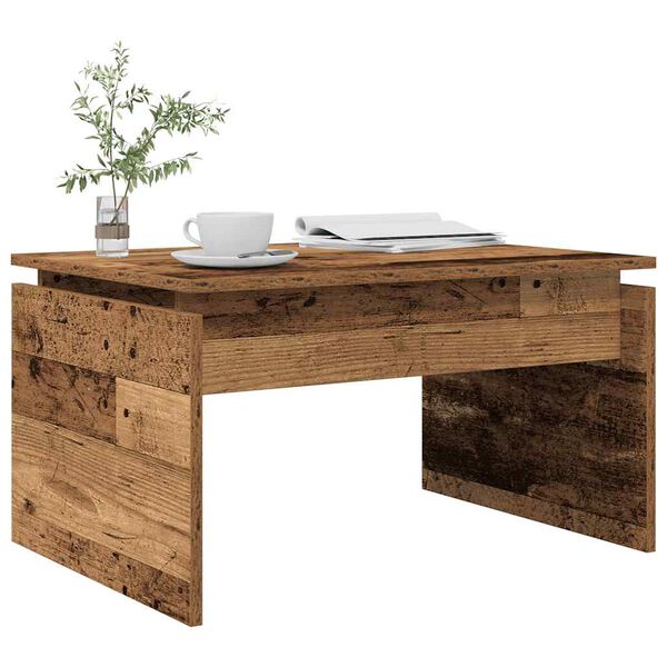 vidaXL kavos staliukas Old Wood 68x50x38 cm Engineered Wood