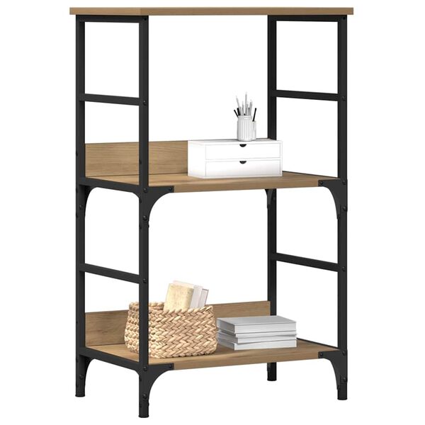 vidaXL Spintelė knygoms, artisano ąžuolo spalvos, 82,5x30,5x80cm, MDP