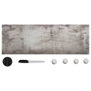 vidaXL Prie sienos montuojama magnetinė lenta, 60x20cm, stiklas