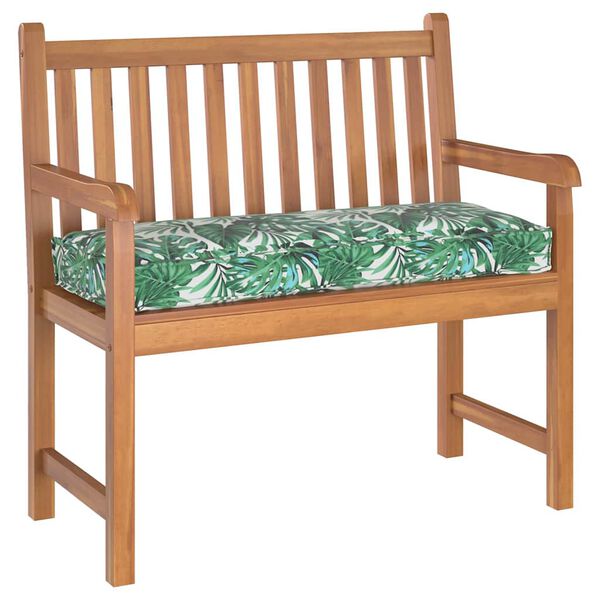 vidaXL Pagalvėlė Lapelis Lapų ra&scaron;tas 100 x 40 x 8 cm Oksfordo audinys