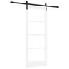 vidaXL Slankios durys ORKDAL Balta ir juoda 83 x 202 cm