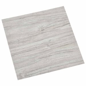 vidaXL Grindų lentos Pilka ir medis 5,11 m&sup2; 55 vnt. PVC