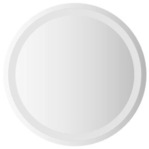 vidaXL LED vonios veidrodis Skaidrus &Oslash; 50 cm grūdintas stiklas