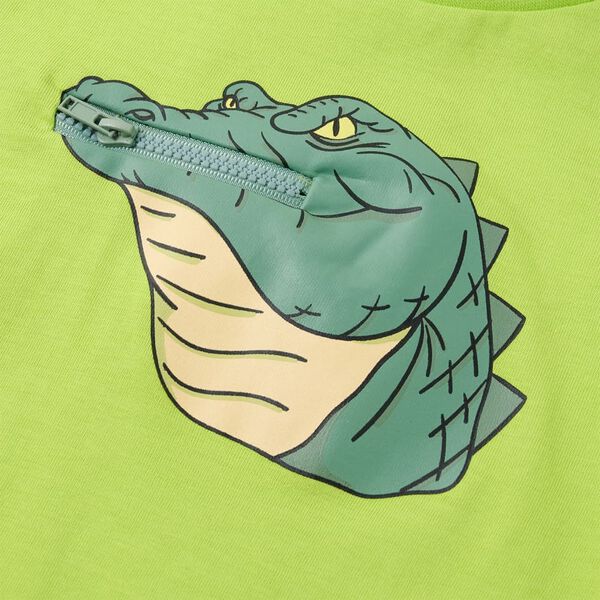 Vaikiški marškinėliai, laimo spalvos, 128 dydžio