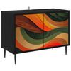 vidaXL Televizoriaus spintelė BONN 69 x 33 x 50,5 cm Juodojo ąžuolo