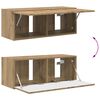 vidaXL TV sieninio kabineto komplektas 4 pcs Amatininkų ąžuolas