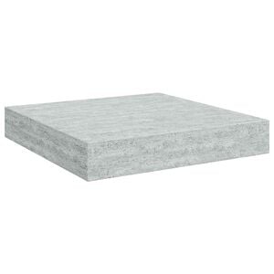 vidaXL Pakabinama sieninė lentyna, betono pilka, 23x23,5x3,8cm, MDF